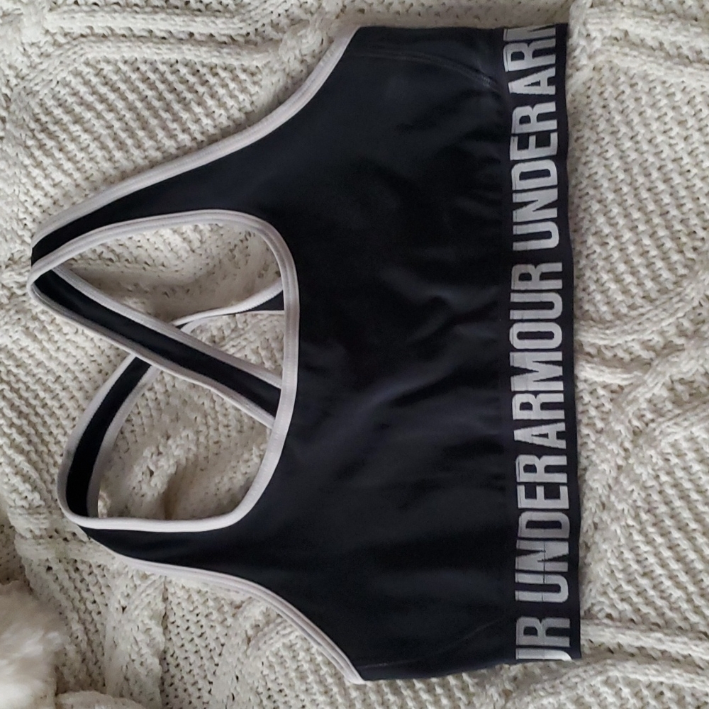 Racerback unlined compression sports bra